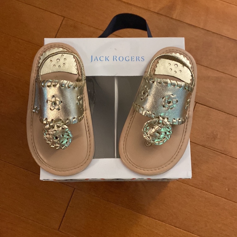 Classic Platinum Baby Jack Rogers barely worn